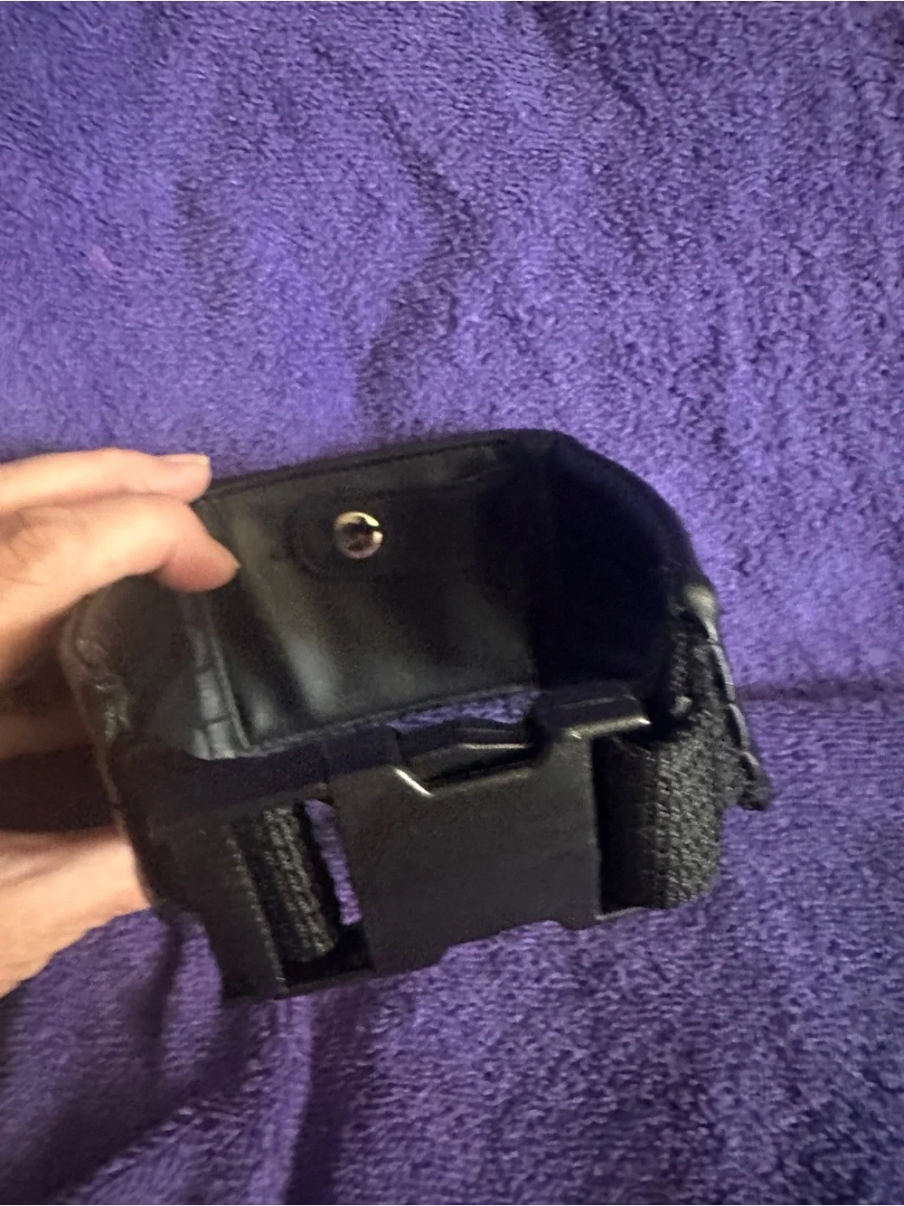 Harley-Davidson Black Leather Wallet with Winged Embossed Logo